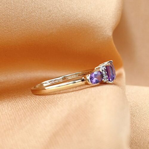 1.03ct Amethyst & Diamond Ring 9ct Yellow Gold from Ace Jewellery, Leeds