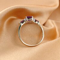 1.03ct Amethyst & Diamond Ring 9ct Yellow Gold from Ace Jewellery, Leeds