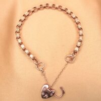 9ct Rose Gold Antique Geometric Link Bracelet from Ace Jewellery, Leeds