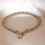9ct Yellow Gold Graduated Antique Curb Link Bracelet from Ace Jewellery, Leeds