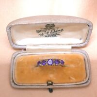 1.0ct Five-Stone Amethyst Ring 9ct Yellow Gold from Ace Jewellery, Leeds