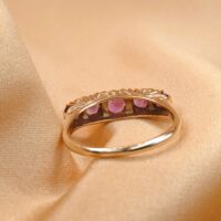 1.0ct Five-Stone Amethyst Ring 9ct Yellow Gold from Ace Jewellery, Leeds