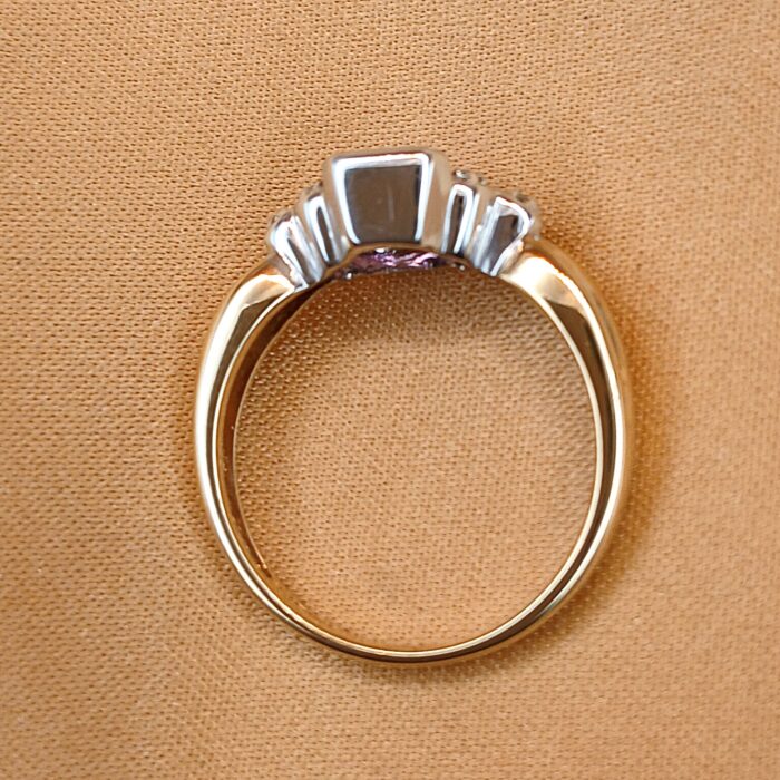 1.03ct Amethyst & Diamond Ring 9ct Yellow Gold from Ace Jewellery, Leeds