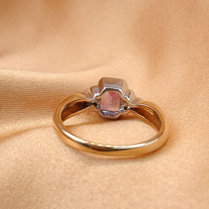 1.03ct Amethyst & Diamond Ring 9ct Yellow Gold from Ace Jewellery, Leeds