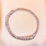 9ct Rose Gold Laddered Curb Chain 19 3/4" from Ace Jewellery, Leeds