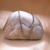 9ct Rose Gold Laddered Curb Chain 19 3/4" from Ace Jewellery, Leeds