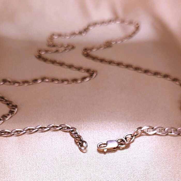9ct Rose Gold Laddered Curb Chain 19 3/4" from Ace Jewellery, Leeds