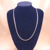 9ct Rose Gold Laddered Curb Chain 19 3/4" from Ace Jewellery, Leeds