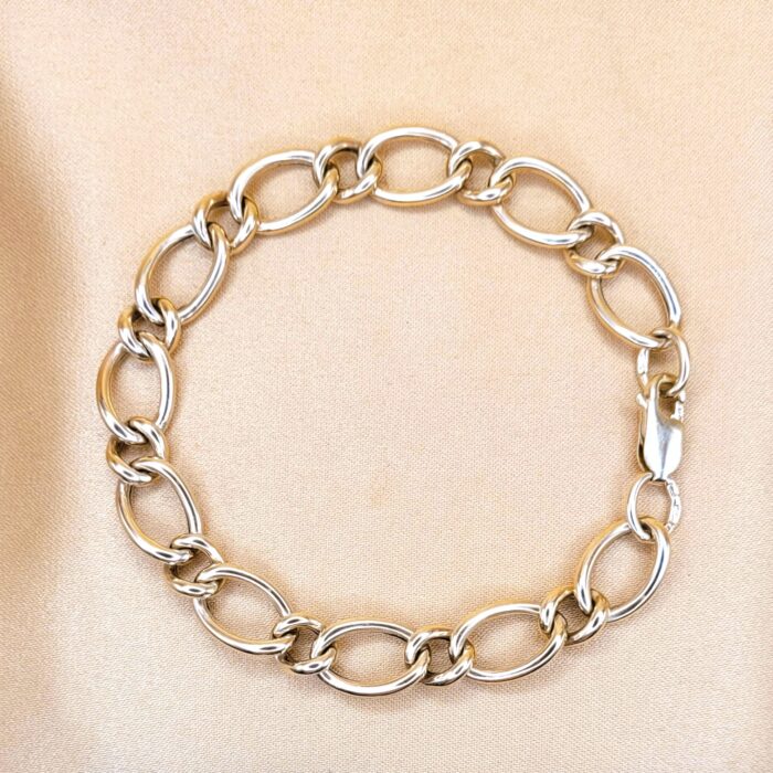 9ct Yellow Gold Curb Link Bracelet from Ace Jewellery, Leeds
