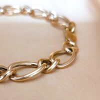9ct Yellow Gold Curb Link Bracelet from Ace Jewellery, Leeds