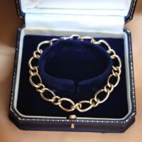 9ct Yellow Gold Curb Link Bracelet from Ace Jewellery, Leeds