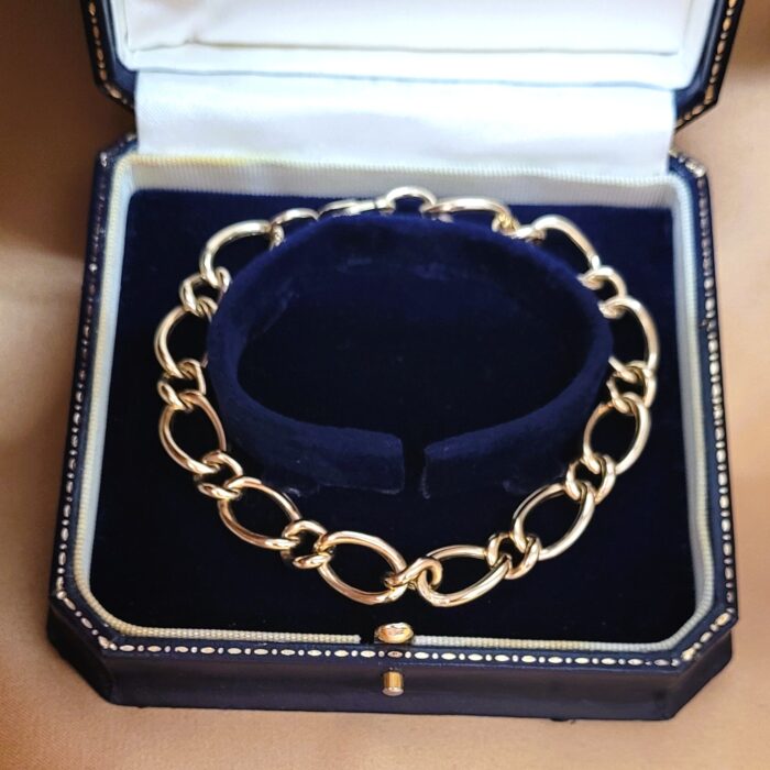 9ct Yellow Gold Curb Link Bracelet from Ace Jewellery, Leeds