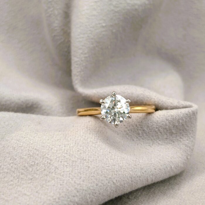 1.01ct Diamond Solitaire Engagement Ring 18ct Yellow Gold from Ace Jewellery, Leeds