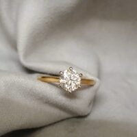 1.01ct Diamond Solitaire Engagement Ring 18ct Yellow Gold from Ace Jewellery, Leeds