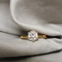 1.01ct Diamond Solitaire Engagement Ring 18ct Yellow Gold from Ace Jewellery, Leeds